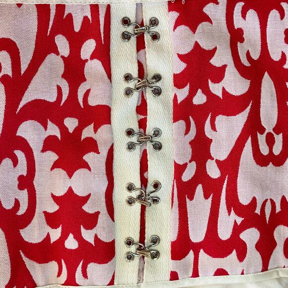 Laundry by Design Brocade White & Pink Strapless Sheath Dress Womens 10 - Picture 12 of 16